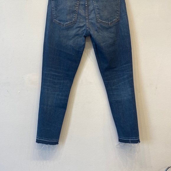 Citizens of Humanity Size 29 Blue Rocket Crop High Rise Skinny Jeans Slim Denim - Picture 6 of 8